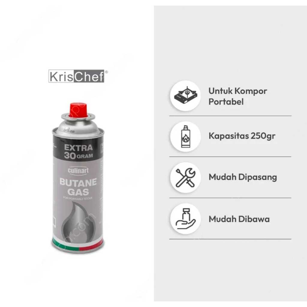 krischef Tabung Gas Mini untuk Kompor Portable Gas portable