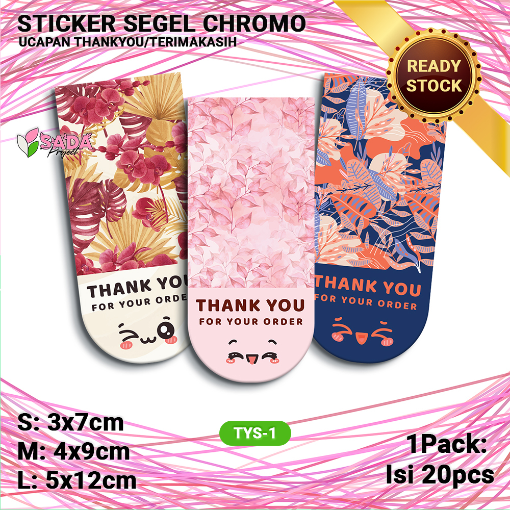 

Sticker Segel Kemasan Thank You (isi 20pcs)