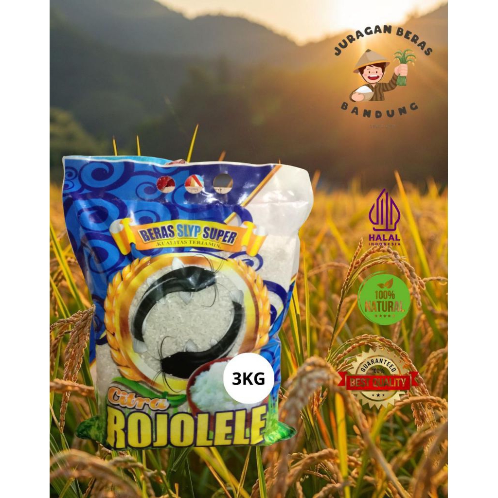 

Beras Rojo Lele Biru 2,5 Kg & 3 Kg Murah