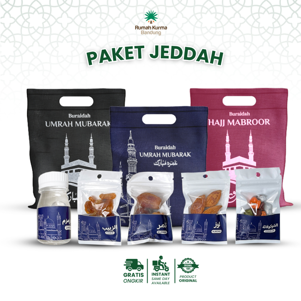 

Buraidah Paket Jeddah Hampers Snack Tas Jinjing Souvenir Oleh Oleh Haji Umroh Arab TurkI Premium
