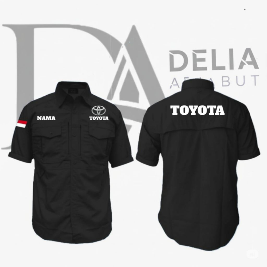 kemeja toyota /kemeja tactical toyota/kemeja pdl toyota/baju kerja toyota/baju lapangan toyota/kemej