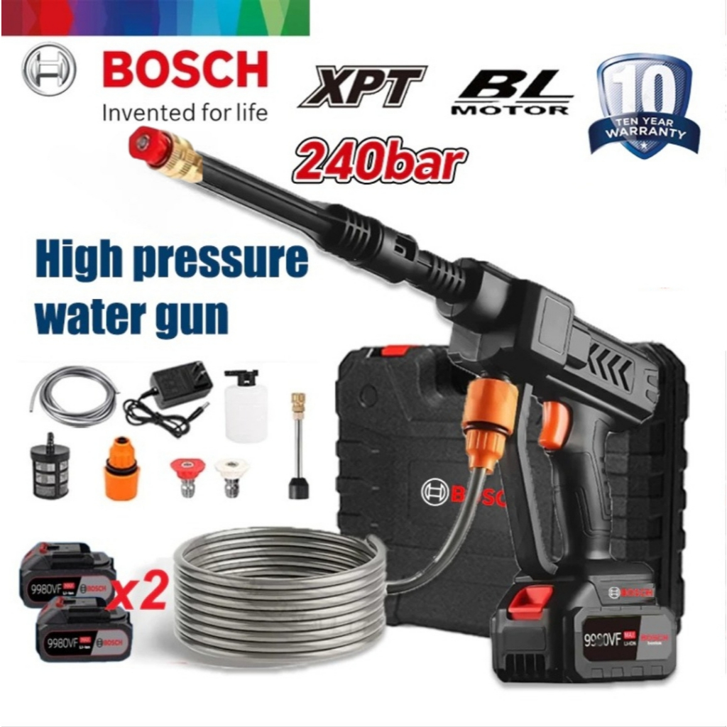 BOSCH 999vf 240Bar Jet Cleaner Mesin Peralatan Mesin Cuci Mobil Jet Cleaner Motor Semprotan Cuci Mot