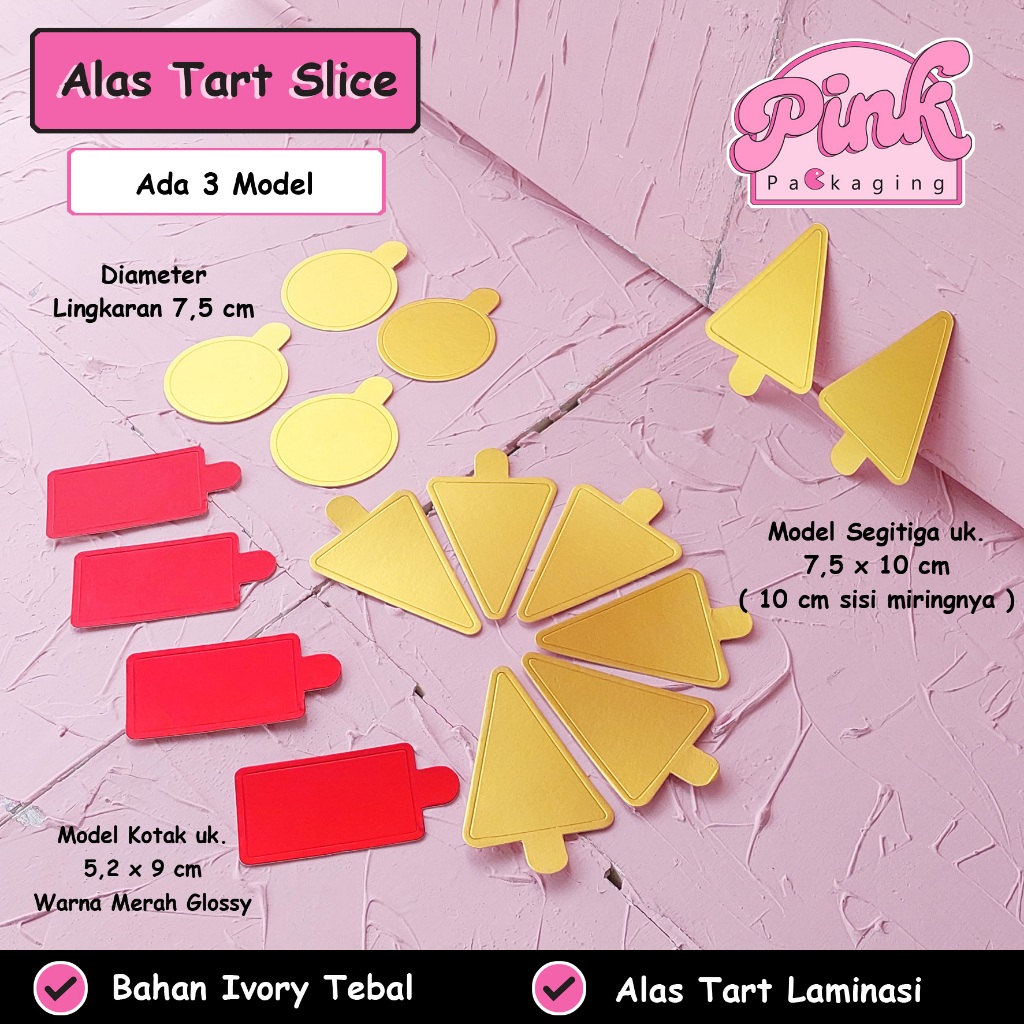 Alas Tart Slice Alas Mochi Puding Fla Cake Coklat Tiramisu Bahan Tebal Mewah Model Bulat Kotak