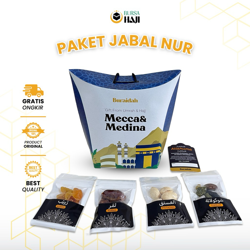 

Paket Souvenir Tas Jinjing Jabal Nur Ekslusif Hampers Oleh Oleh Haji Umroh Premium