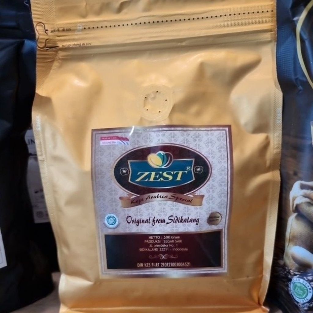 

Zest Sidikalang Arabica Special Bean 500 gr