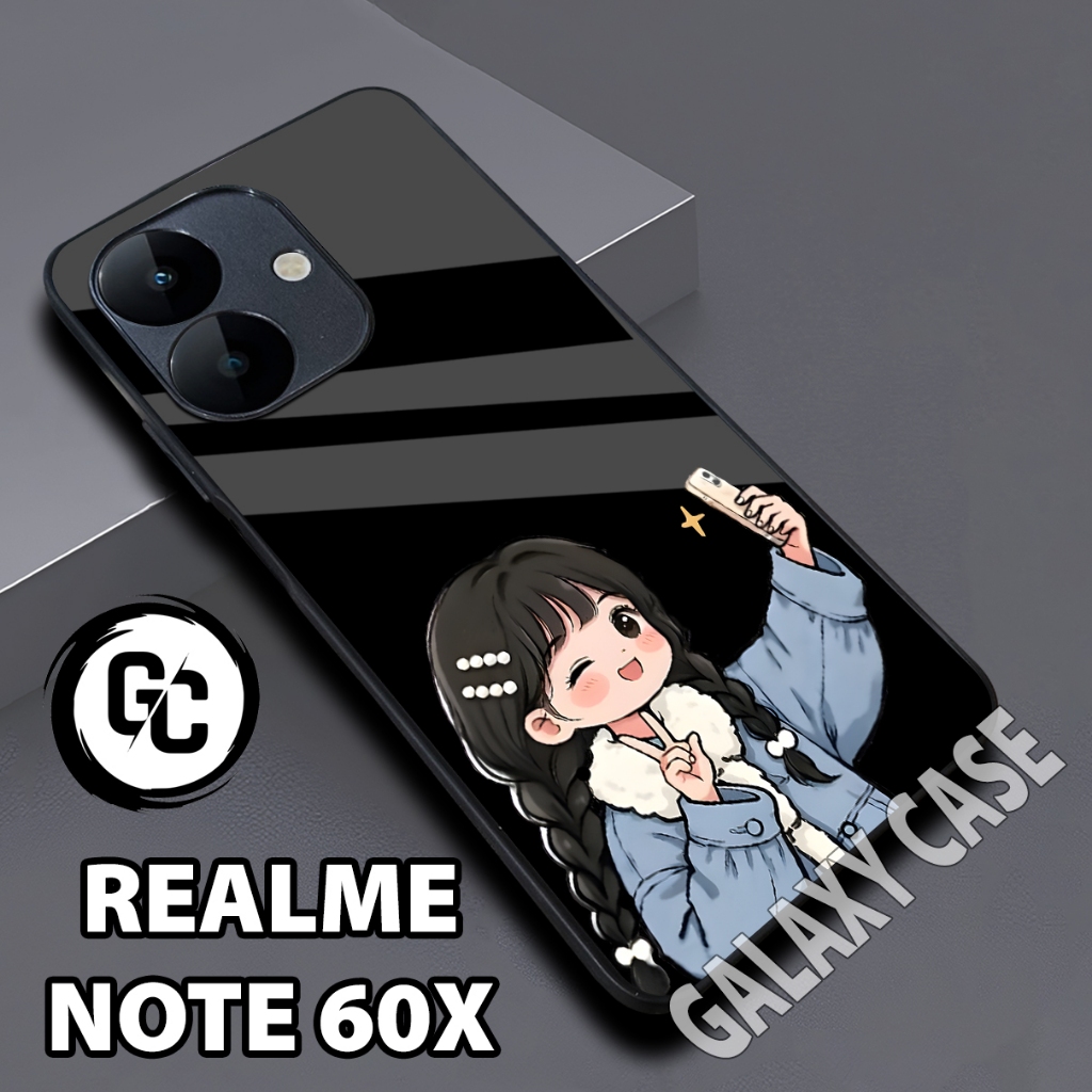 Softcase glossy untuk Hp Realme Note 60X/casing Hp Realme Note 60X/case handphone Realme note 60x