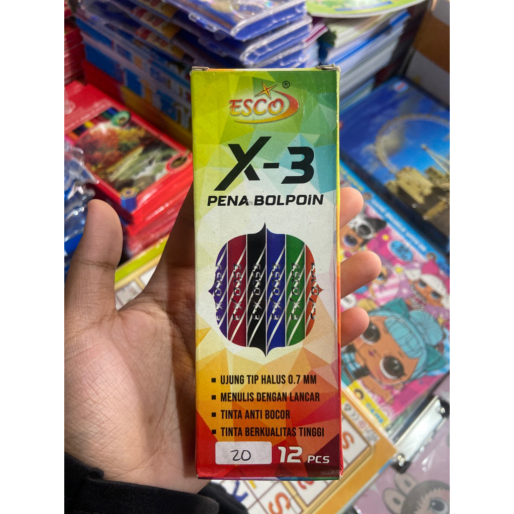 

Pulpen esco isi 12 pcs