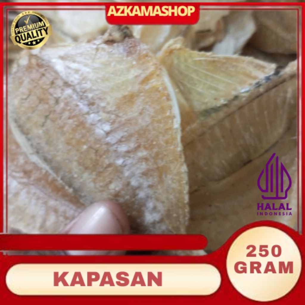

Kapasan Ikan Asin Kapasan Tulang Super Bersih Dan Segar 250 Gram