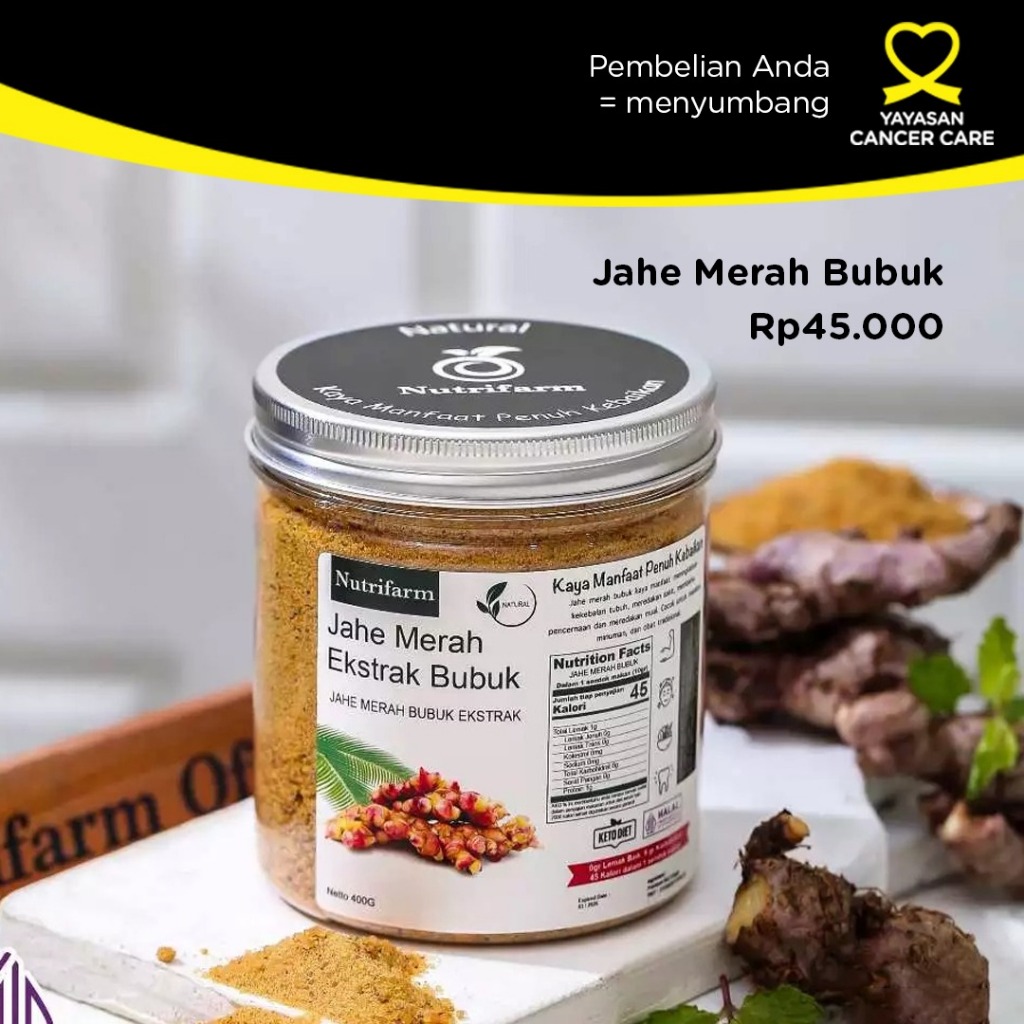 

Nutrifarm Jahe Merah Bubuk 400 gr