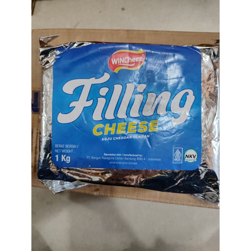 

wincheez filling cheese 1kg spready selai keju 1kg