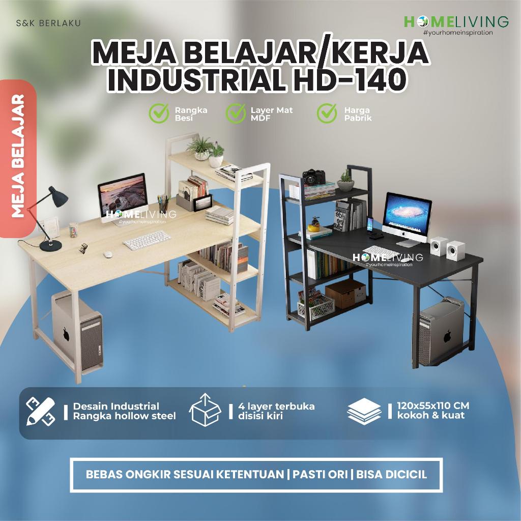 HOMELIVING - MEJA BELAJAR - MEJA KERJA - MEJA KOMPUTER - MEJA KERJA - MEJA BELAJAR MULTIFUNGSI