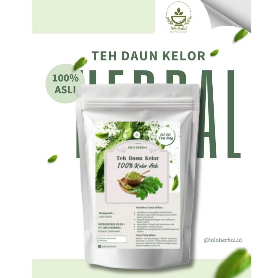 

TEH DAUN KELOR/ TEH HERBAL DAUN KELOR ASLI