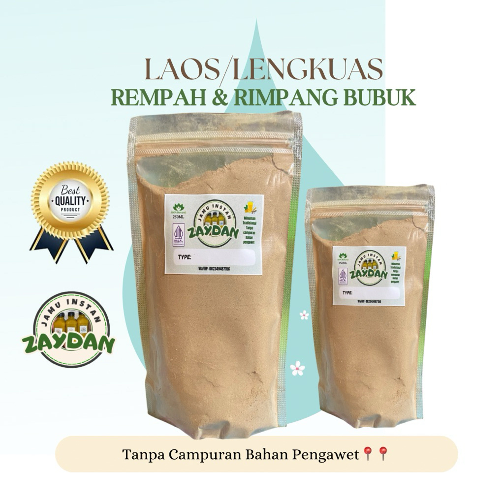 

Bubuk laos original / Lengkuas bubuk 50gr
