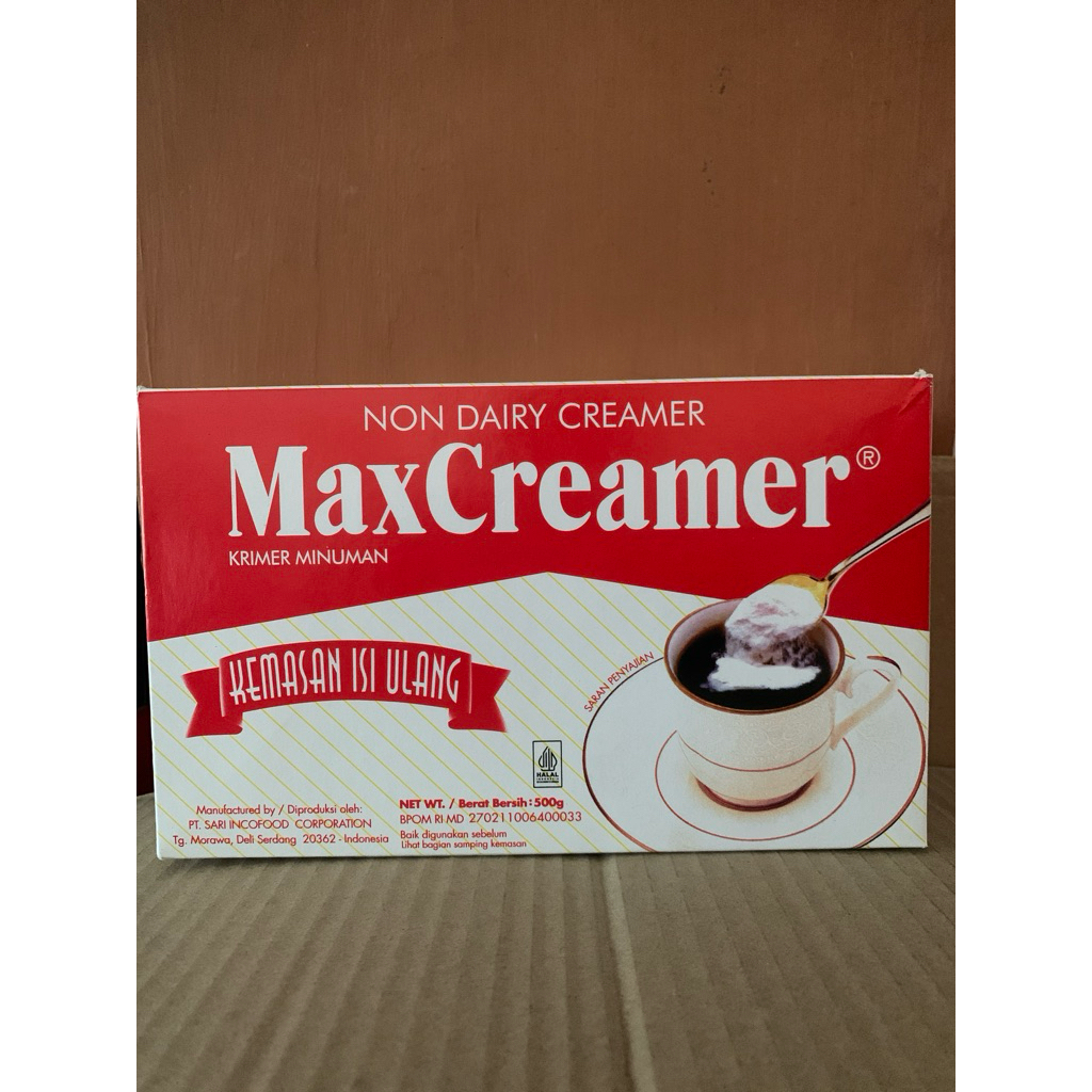 

MaxCreamer(Non dairy creamer 500 gr(exp dec 26)