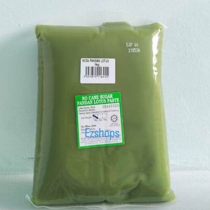 

No Cane Sugar Pandan Lotus | Filling Mooncake | Mooncake Paste | Isian Mooncake