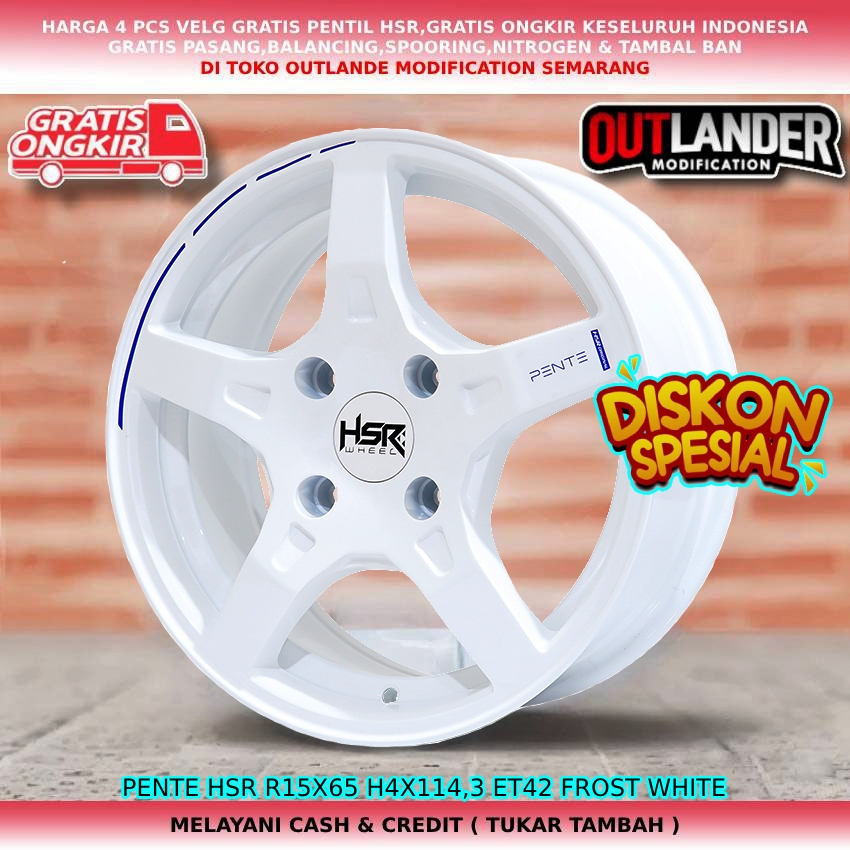 velg hsr promo velg r15 velg mobil Kijang LGX Veloz Avanza Livina Evalia dll velg hsr pente r15