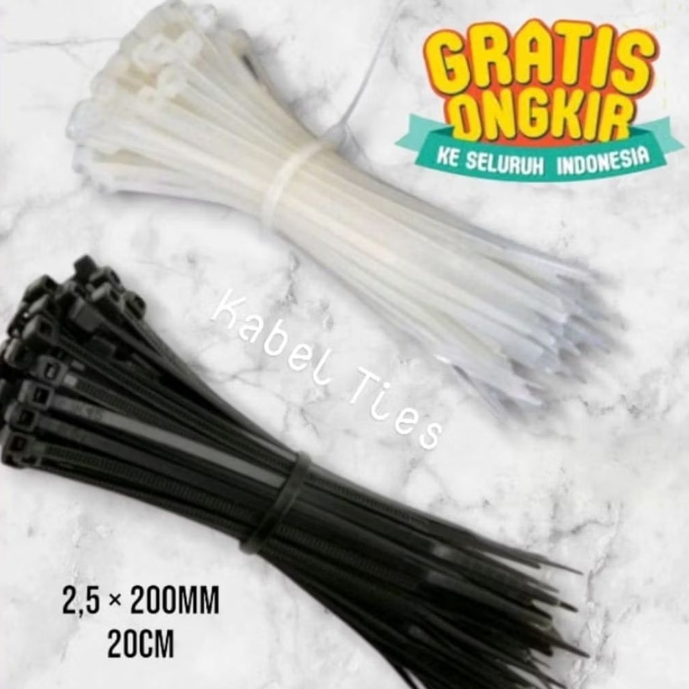 

Kabel Ties 20cm / 2,5 x 200mm