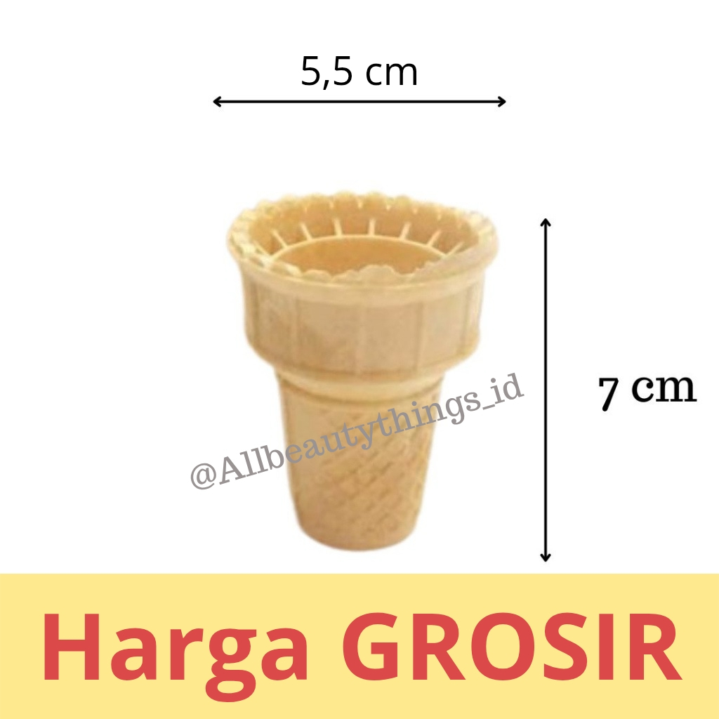 

Cone Ice Cream MCD Isi 10 kerupuk es krim