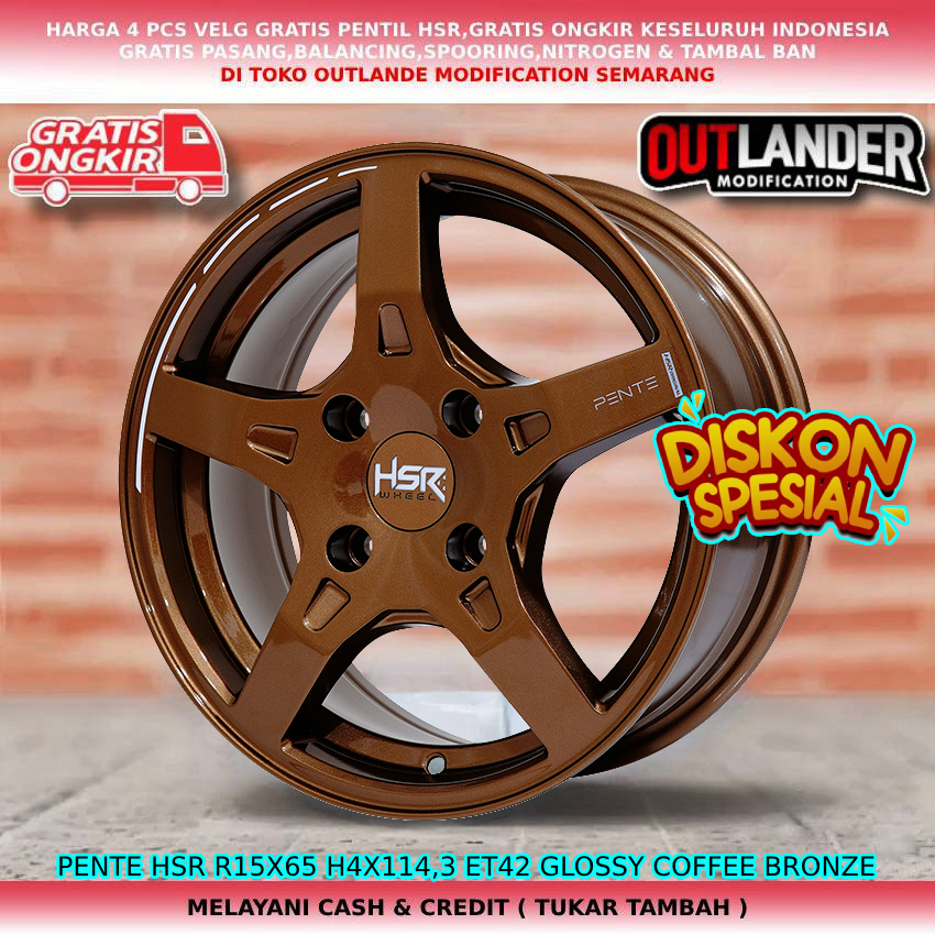 velg hsr promo velg r15 velg mobil Kijang LGX Veloz Avanza Livina Evalia dll velg hsr pente r15