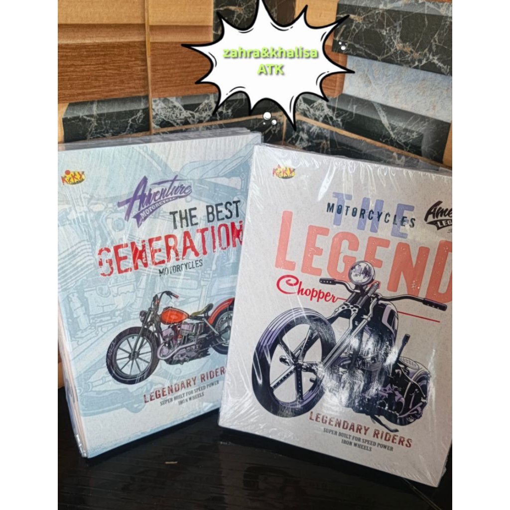 

BUKU TULIS GAMBAR KARAKTER MOTOR RIDERS MREK KIKY ISI 32 LEMBAR