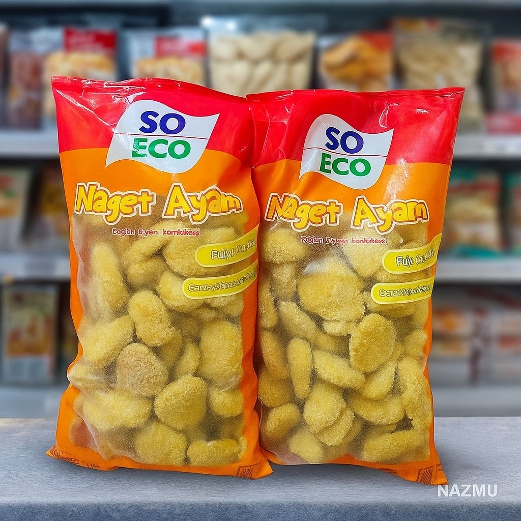 

NUGGET SO ECO 500/1000 GRAM KEMASAN KAMI VAKUM