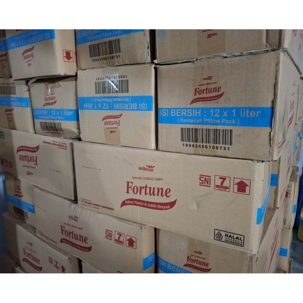 

Minyak Goreng Fortune Bantal 1 Liter Kartonan