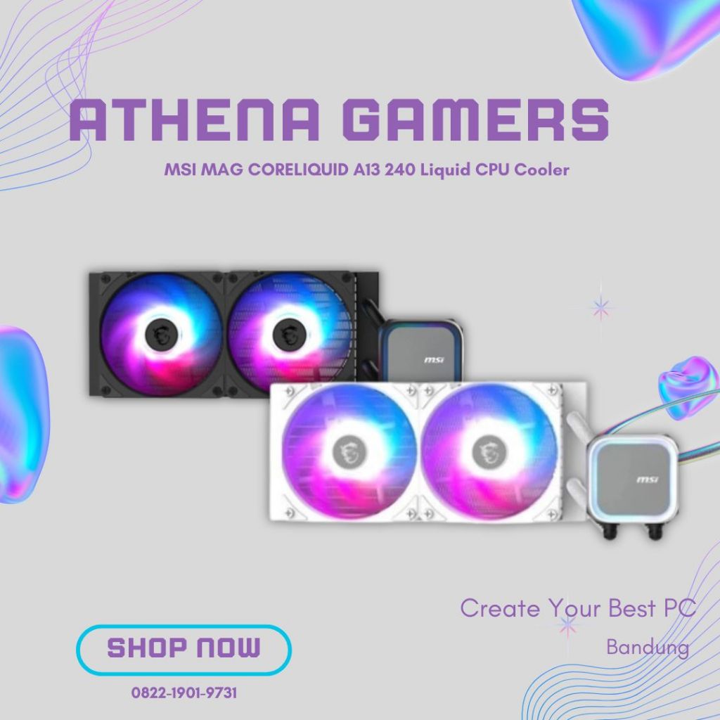 MSI MAG CORELIQUID A13 240 Liquid CPU Cooler | Athena Gamers