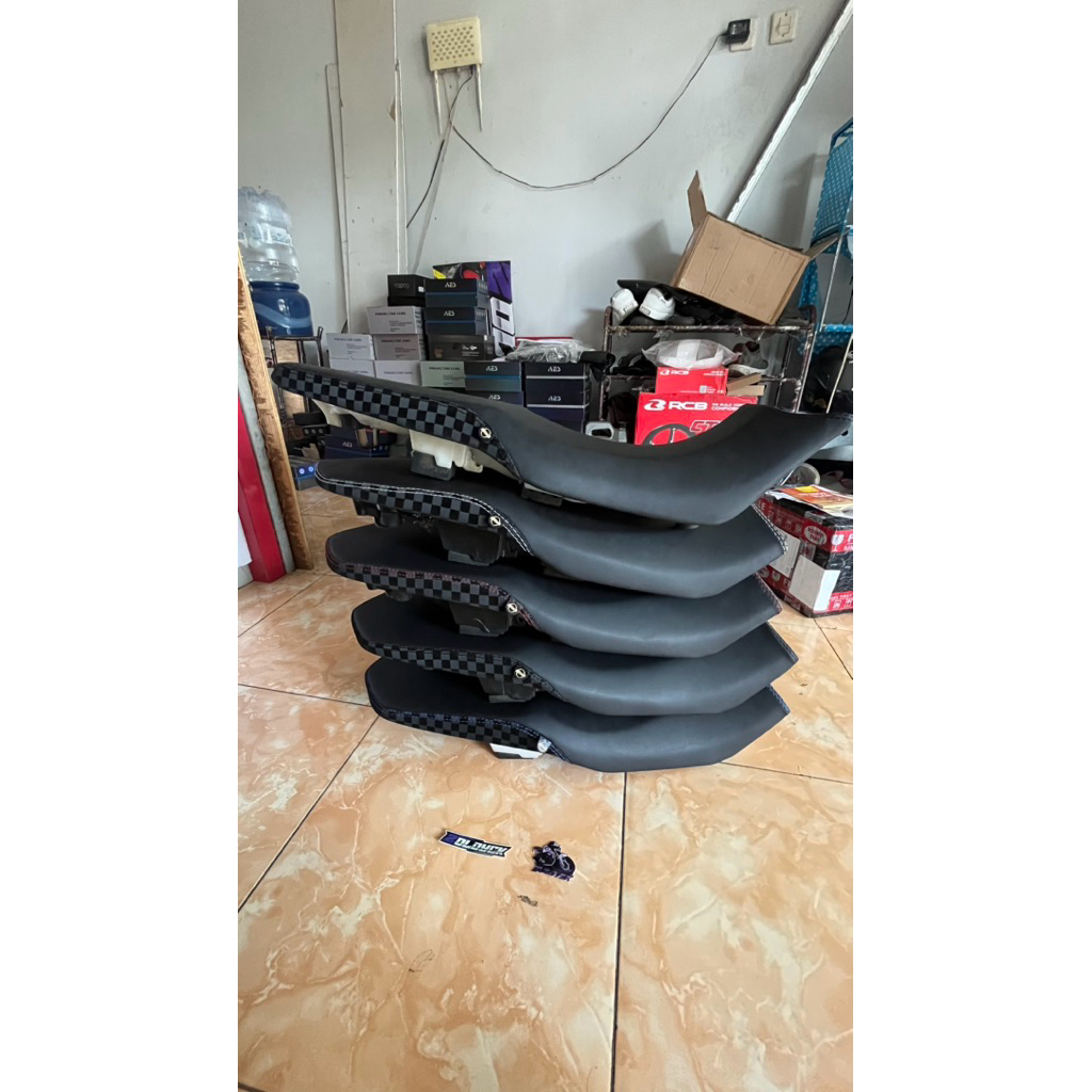 Jok original custom srit cb150r old dan cb150r new kulit pake mbtech orginal