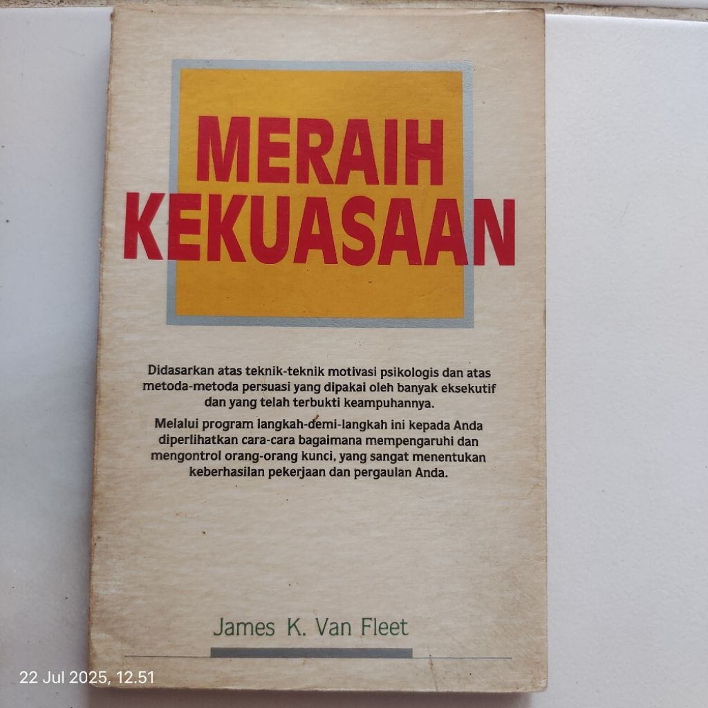 BUKU MERAIH KESUKSESAN JAMES VAN FLEET ORIGINAL