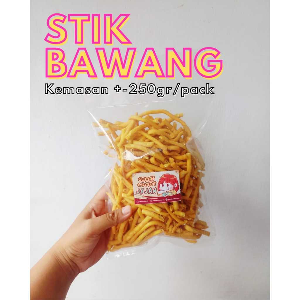 

Snack/Cemilan Repack Stik Bawang 250gr