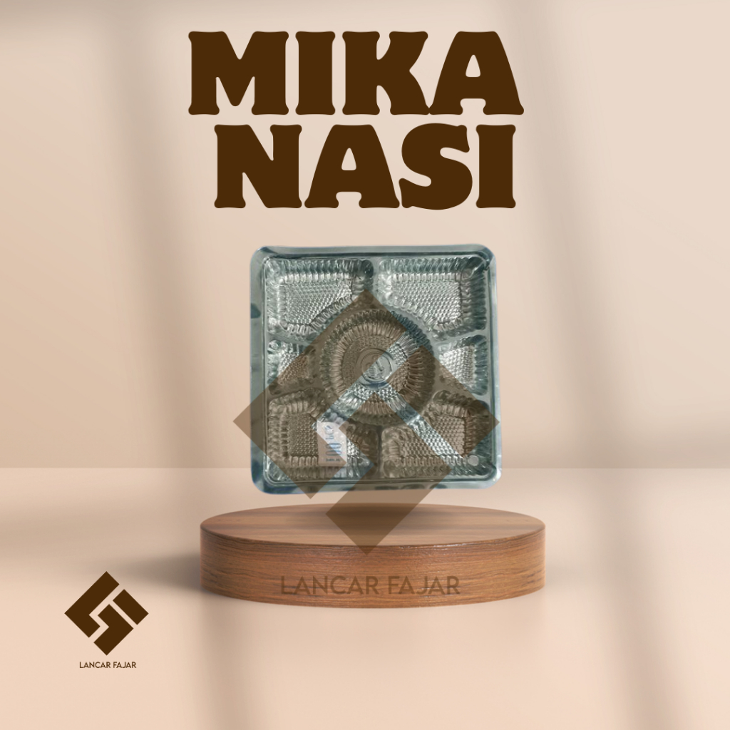 [100 biji] MIKA NASI KATERING 22x22 /MIKA NASI BULAT TENGAH / MIKA NASI SEKAT 7 / MIKA PREMIUM UNTUK