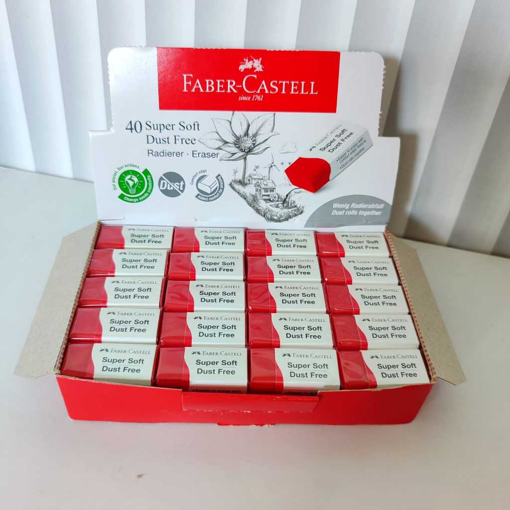 

Penghapus Pensil Faber Castell 187492 MERAH ( SATUAN )