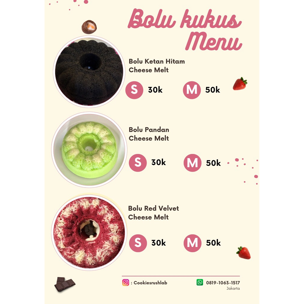 

BOLU KUKUS LUMER - Bolu Ketan lumer - bolu red velvet - bolu pandan