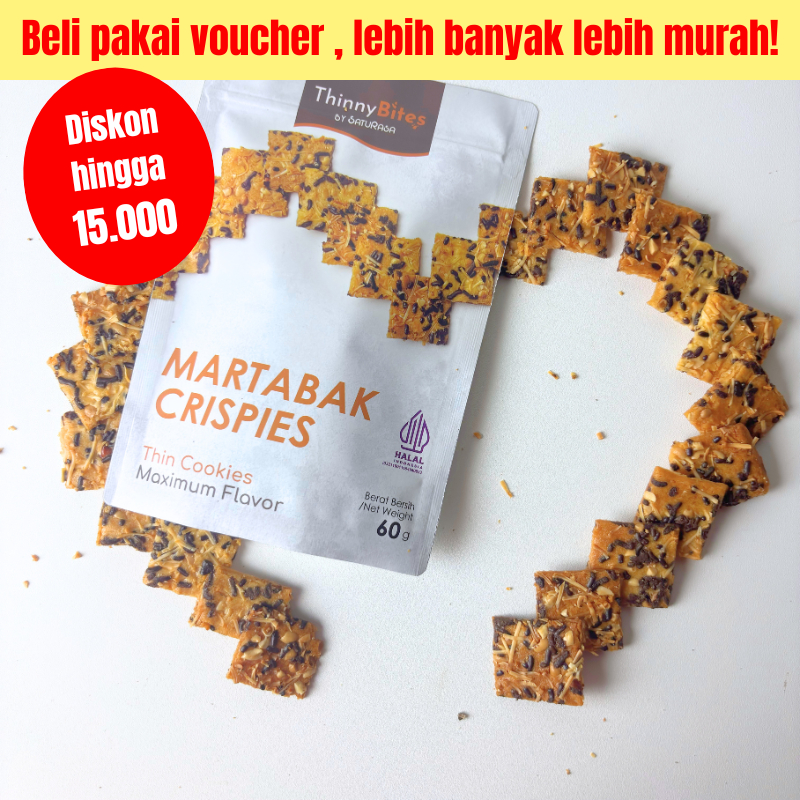 

ThinnyBites Martabak Crispies Keripik Brownies Crispy
