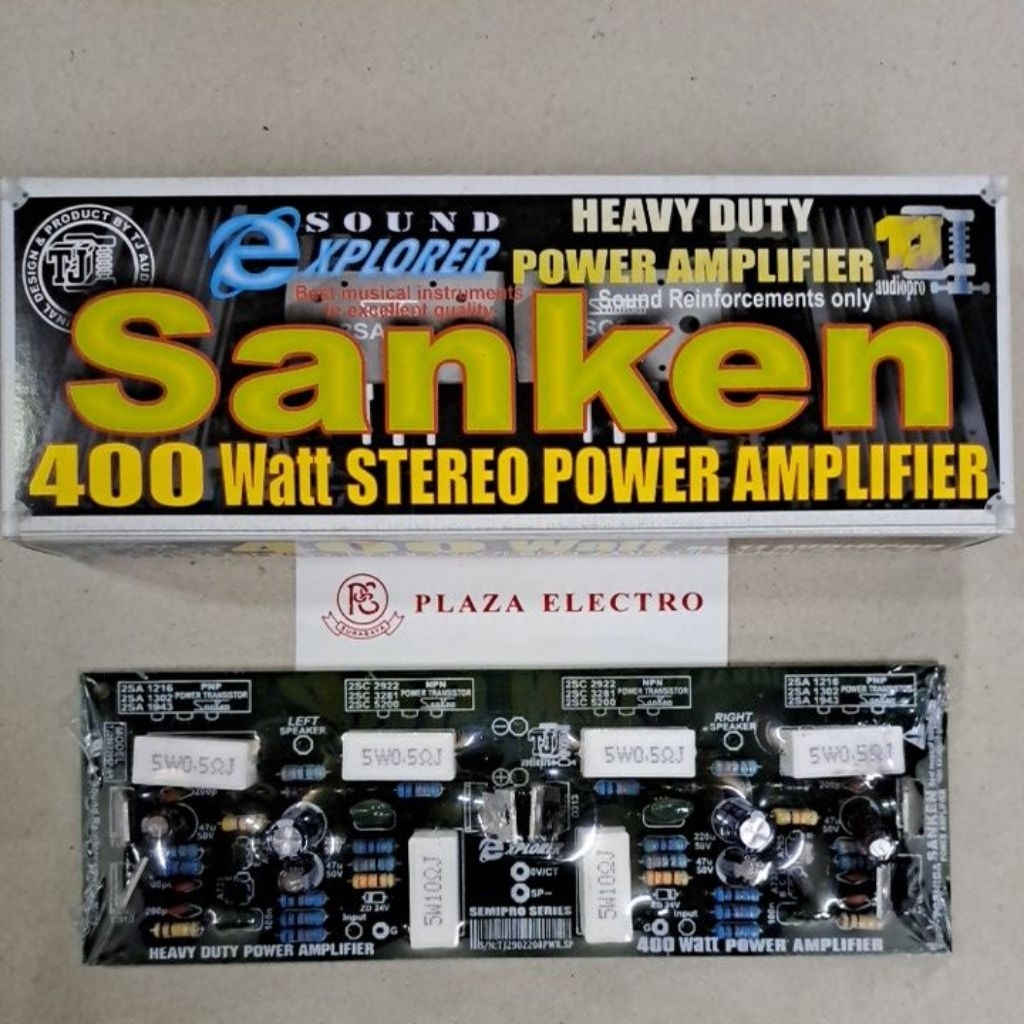 KIT DRIVER POWER AMPLIFIER SANKEN 400W WATT STEREO TJ AUDIOPRO ORIGINAL ASLI