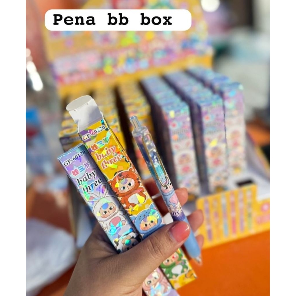 

1 BOX PEN BB BABY THREE GEN 3 ISI 36