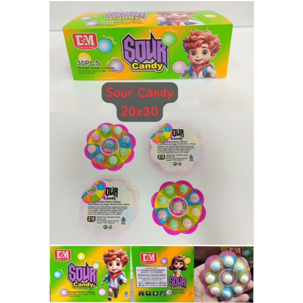 

sour candy permen Dsm 30 pcs
