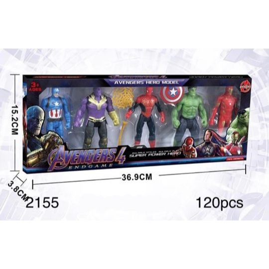 Mainan Avengers Isi 5 Pcs