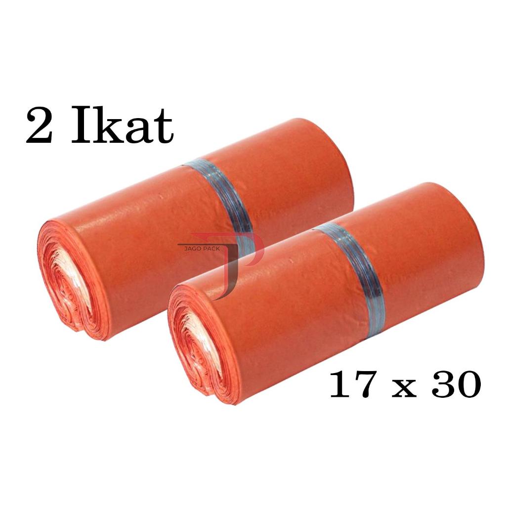 

Plastik Polymailer Orange Amplop Packaging 17 x 30 Isi 100 Pcs