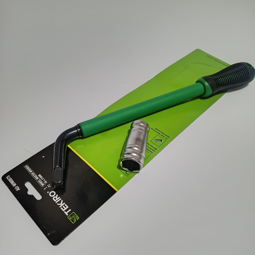 Kunci Roda Mobil Tekiro / Kunci L Roda Ukuran 19 x 21mm Model Tarik Panjang /Kunci Roda Tekiro 19 21