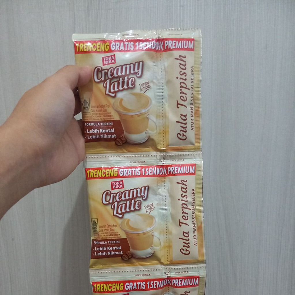 

Torabika Creamy Latte Gula Terpisah SACHET