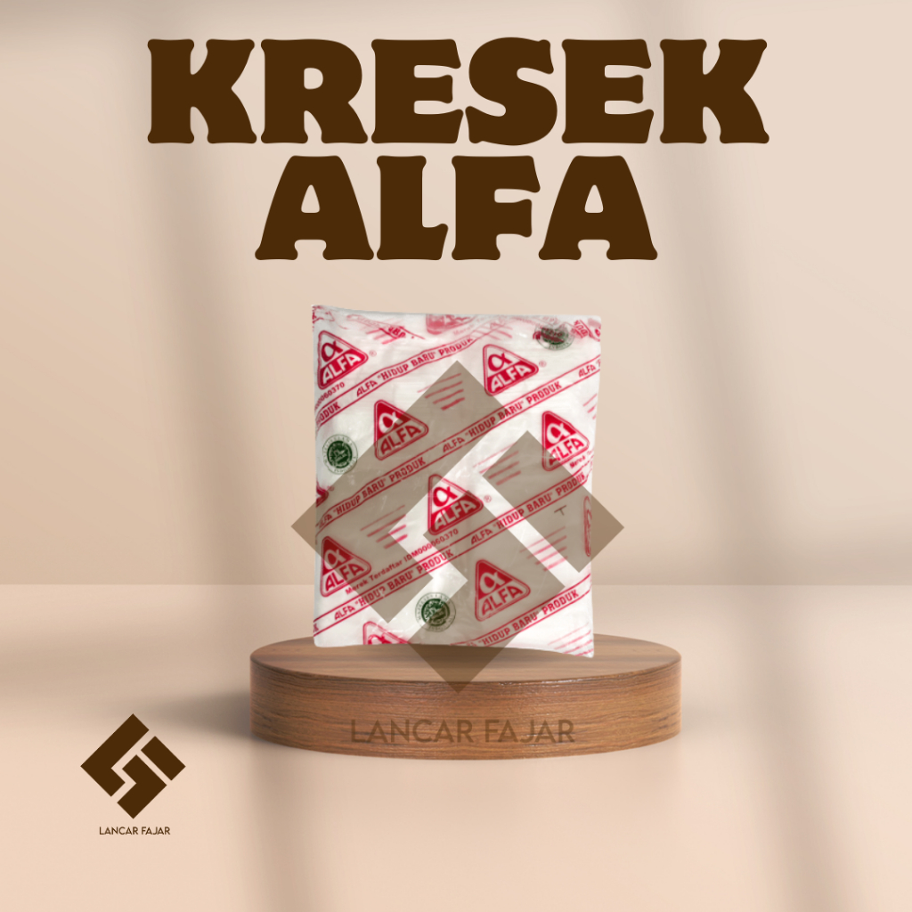 [ecer] Kresek Transparant Cap ALFA uk 15 cm/ 24 cm/ 28 cm Kantong Kresek Bening 15cm/24cm/28cm / Kan