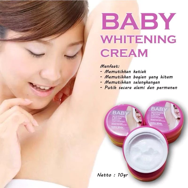 BABY WHITENING Baby Cream Pemutih Shinkurim Pemutih Ketiak - Ketiak Putih Bersih dalam bpom