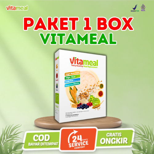 

Vitameal Sereal Multigrain Sehat Diet Diabetes – Stabilkan Gula Darah Aman Maag Tanpa Efek Samping Cocok untuk Usia 35 Camilan & Makanan Pengganti Harian VITAMIEAL SUPERFOOD