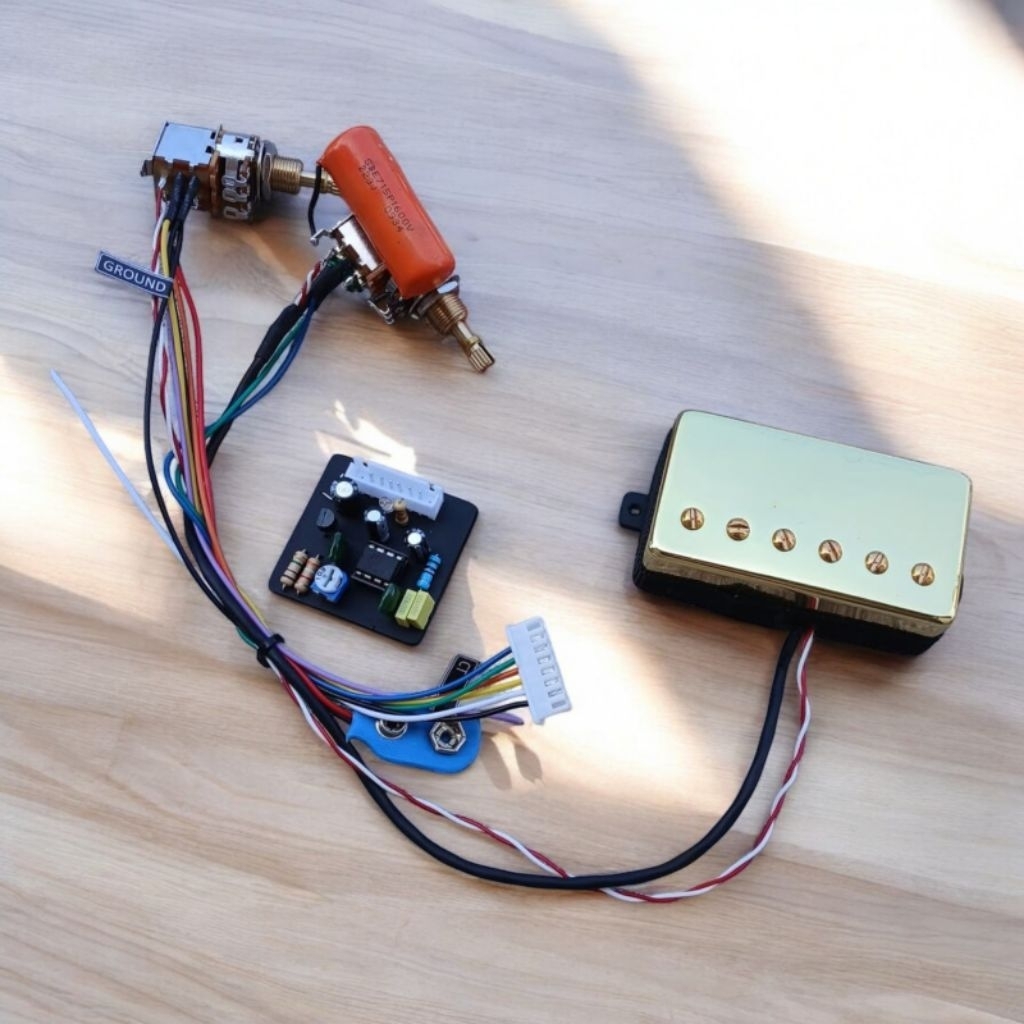 Sustainer cans gold model Les Paul