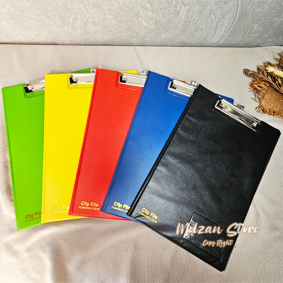 

Melzan Store - Papan Jalan Multifungsi Buka Tutup Folio / Clip Board F4 Banyak Warna