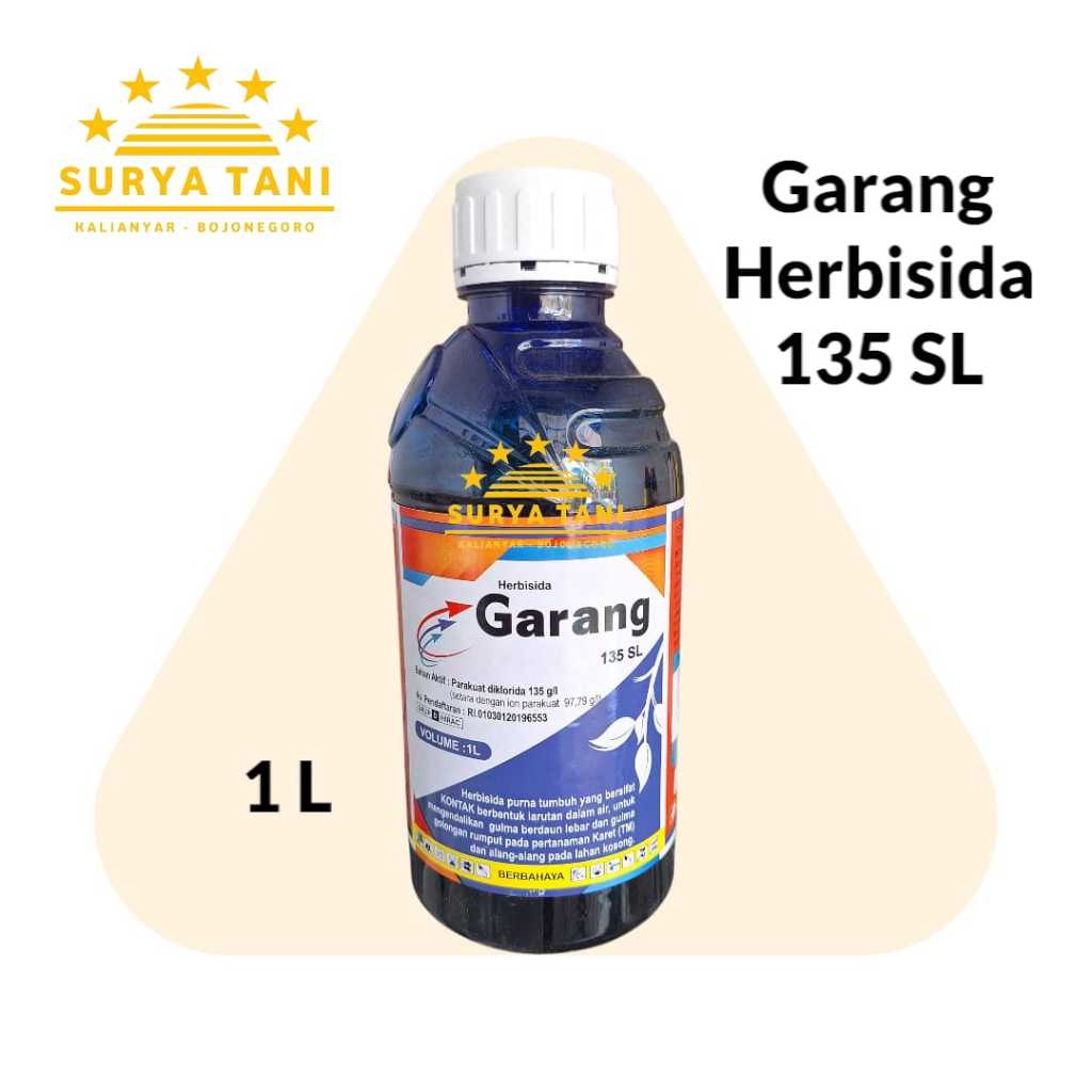 Herbisida Garang 135SL - 1L Paraquat diklorida