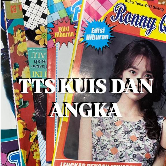 TEKA TEKI SILANG  /10 Pcs Buku Teka Teki Silang / Buku TTS angka panjang