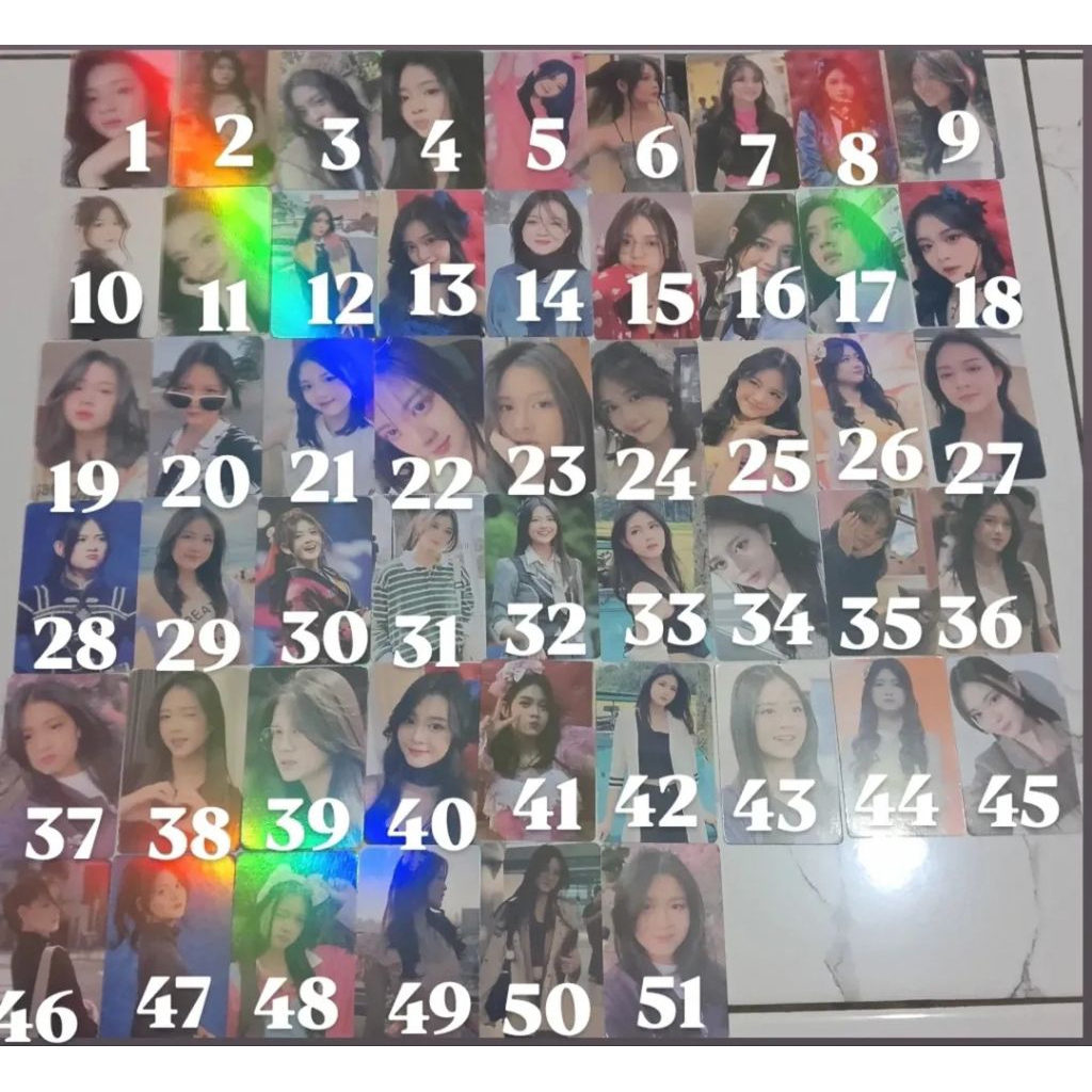 Photocard hologram JKT48 Christy