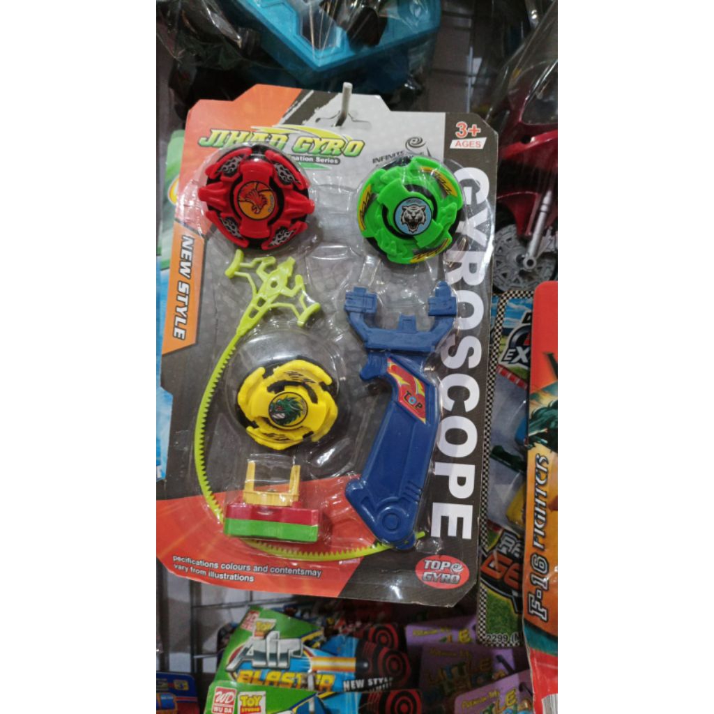 Mainan Gasing. Super Power Gasing. Gasing Petarung MI- MAK. Mainan Gasing Petarung isi 2 dan isi 3.